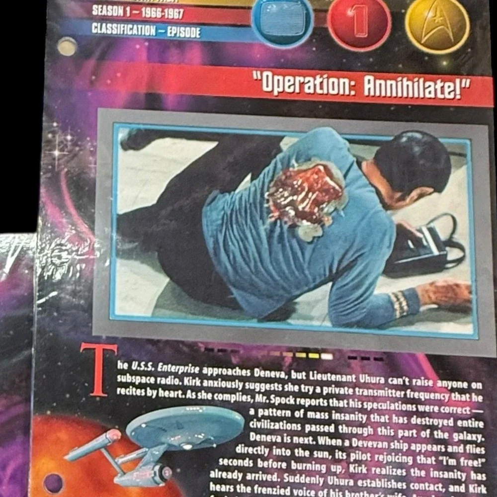 Star Trek Universe Users Manual 3 Ring Binder 4 Unopened‎ Packs